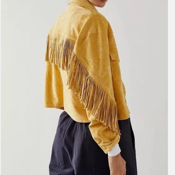 Free People Blank NYC Jacket XS Twist & Shout Shacket EUC - Picture 3 of 7